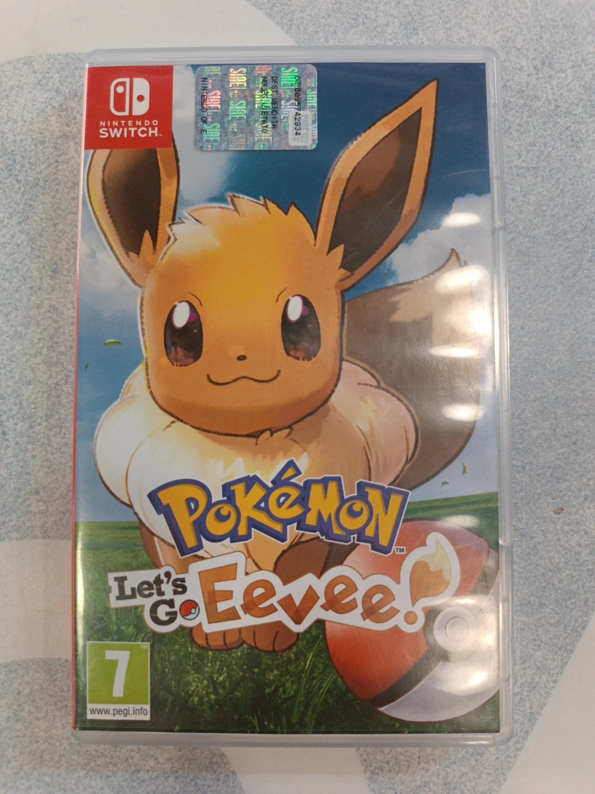 Pokémon Let's Go Evee Pokemon Switch Nintendo Triangolo Blu